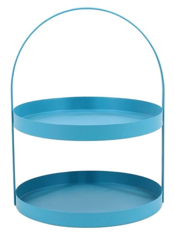 Ornami Etagere in Blau - (H)27,5 x Ø 22,5 cm