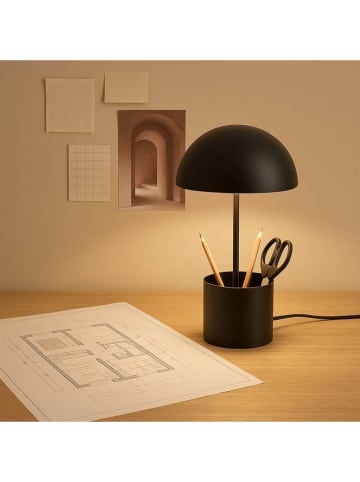 Ornami Lampa stołowa "Champi" w kolorze czarnym - wys. 37,5 x Ø 22 cm