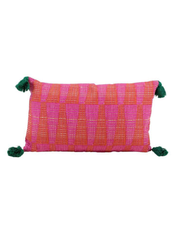 Ornami Outdoor-Kissen ''Pessoa'' in Pink/ Orange - (L)30 x (B)50 cm