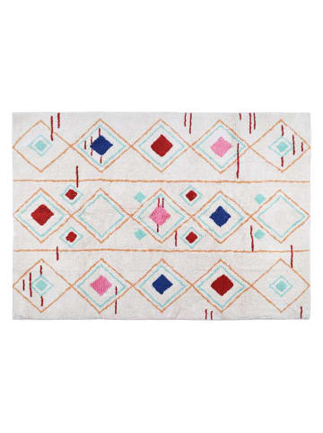 Ornami Laagpolig tapijt crème/meerkleurig - (L)170 x (B)120 cm