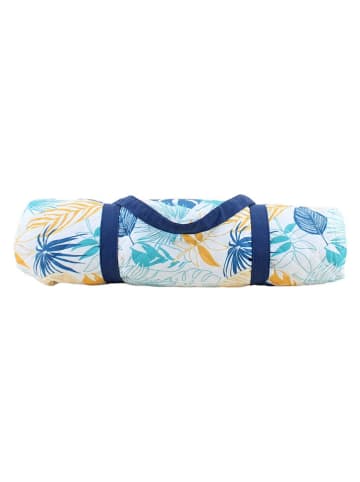 Ornami Koc piknikowy w kolorze niebieskim - 140 x 140 cm