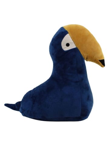 Ornami Stoper "Tucan" w kolorze granatowym do drzwi - 25 x 27 x 14 cm