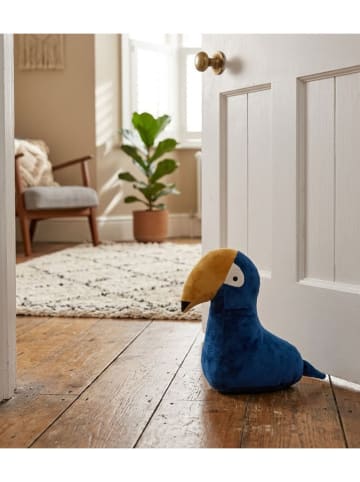 Ornami Stoper "Tucan" w kolorze granatowym do drzwi - 25 x 27 x 14 cm