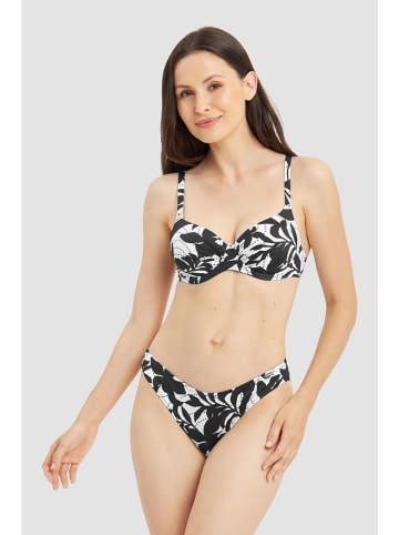Rösch Bikini-Oberteil in Schwarz/ Weiß