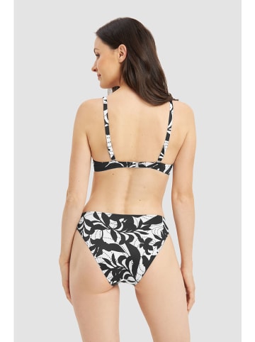 Rösch Biustonosz bikini w kolorze czarno-białym