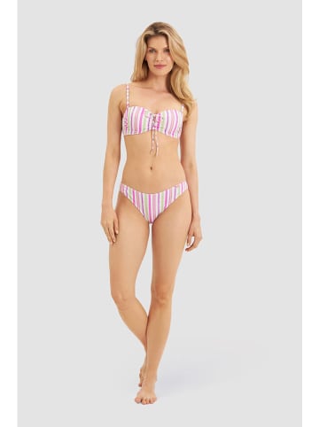 Rösch Bikini-Oberteil in Pink/ Grün/ Weiß