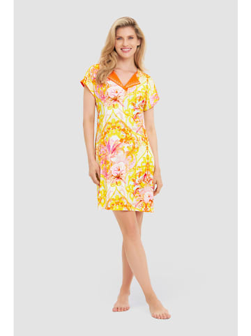 Féraud Kleid in Gelb/ Pink