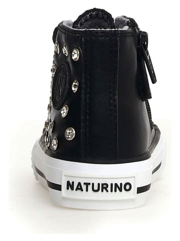 Naturino Leder-Sneakers "Ylfas" in Schwarz