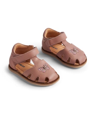 Wheat Leder-Halbsandalen "Lowe" in Altrosa