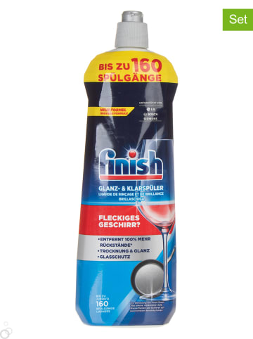 finish 3er-Set: Glanz-& Klarspüler "Powerball", je 800 ml