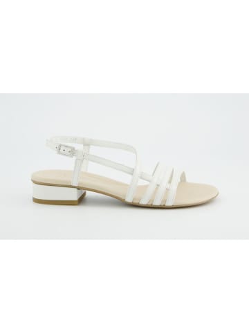 Paul Green Leren haksandalen wit