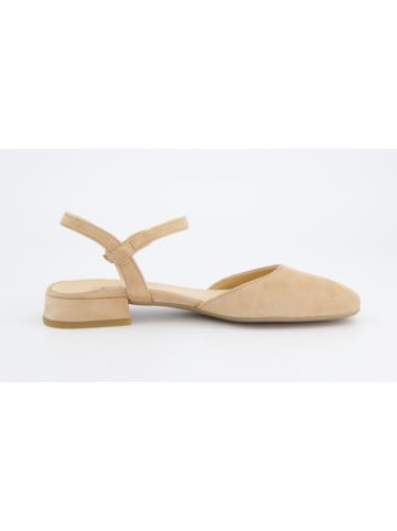 Paul Green Leder-Slingballerinas in Beige
