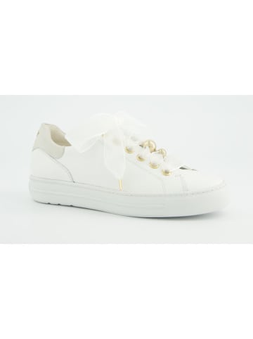 Paul Green Leren sneakers crème