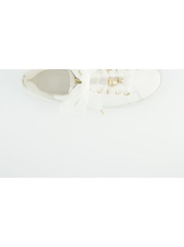 Paul Green Leder-Sneakers in Creme