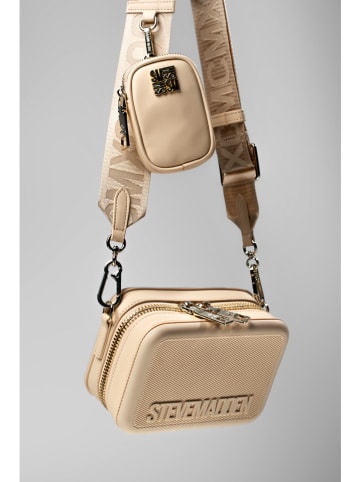 Steve Madden Umhängetasche in Beige - (B)18 x (H)12 x (T)8 cm