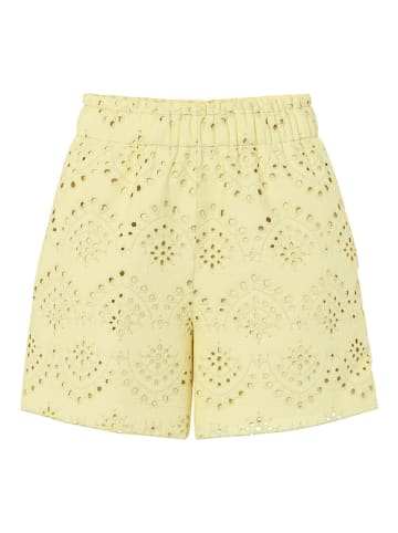 Pieces Shorts "Pcvilde" in Gelb