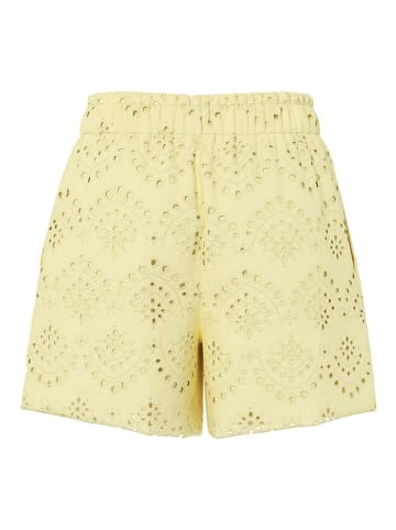 Pieces Shorts "Pcvilde" in Gelb