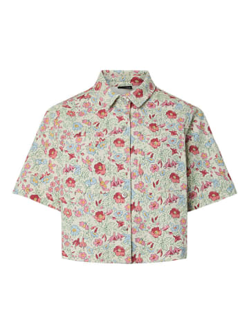Pieces Blouse "Pcsalume" beige/meerkleurig
