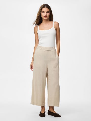 Pieces Broek beige