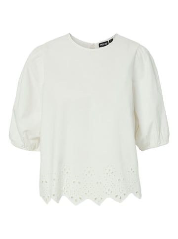 Pieces Bluse in Weiß