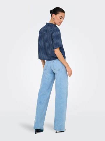 JDY Bluse "Power" in Dunkelblau