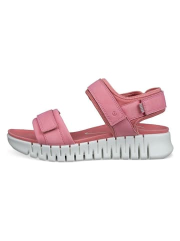 Ecco Leren sandalen "Gruuv Sol" lichtroze