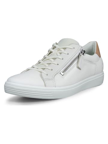 Ecco Leder-Sneakers "Classic" in Weiß