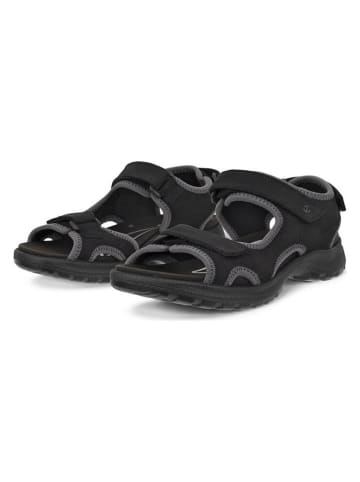 Ecco Leder-Wandersandalen "Hike" in Schwarz