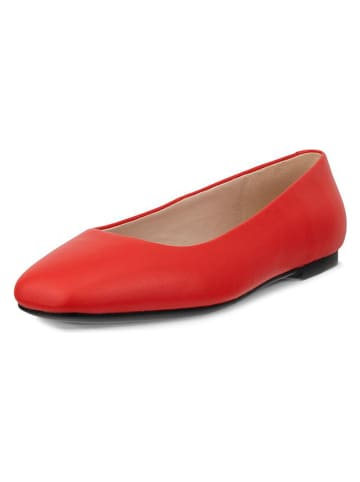 Ecco Leder-Ballerinas "Margot" in Rot