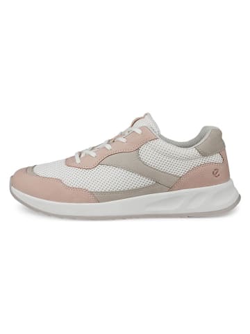 Ecco Leren sneakers "Otm" lichtroze/wit/beige