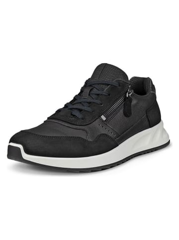 Ecco Leder-Sneakers "Otm" in Schwarz