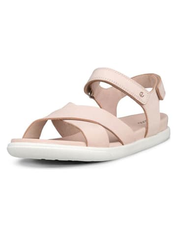 Ecco Leder-Sandalen "Damara" in Rosa