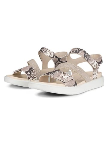 Ecco Leren sandalen "Flowt" beige