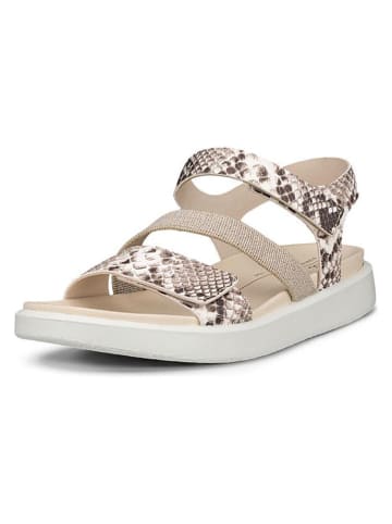 Ecco Leren sandalen "Flowt" beige