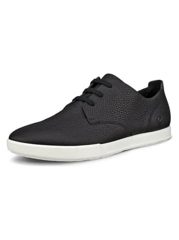 Ecco Leder-Sneakers "Leisure" in Schwarz