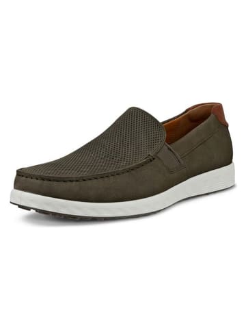 Ecco Skórzane slippersy "S Lite Moc" w kolorze brązowym