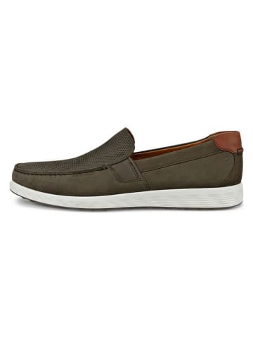 Ecco Skórzane slippersy "S Lite Moc" w kolorze brązowym