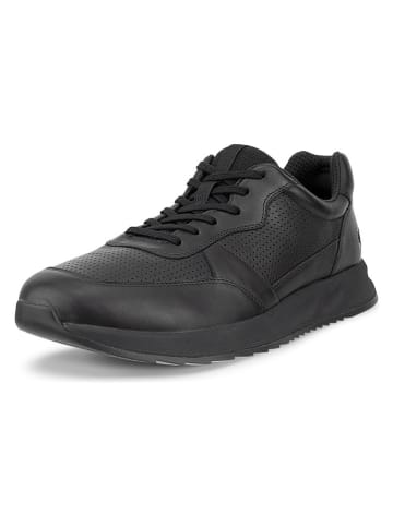 Ecco Leder-Snekers "Otm" in Schwarz