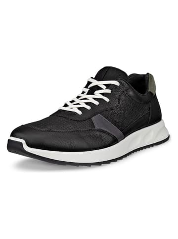 Ecco Leder-Sneakers "Otm" in Schwarz
