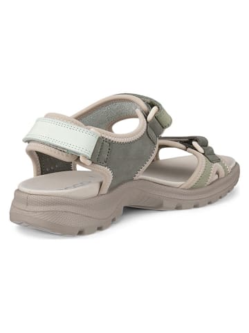 Ecco Leder-Wandersandalen "Onroads" in Khaki
