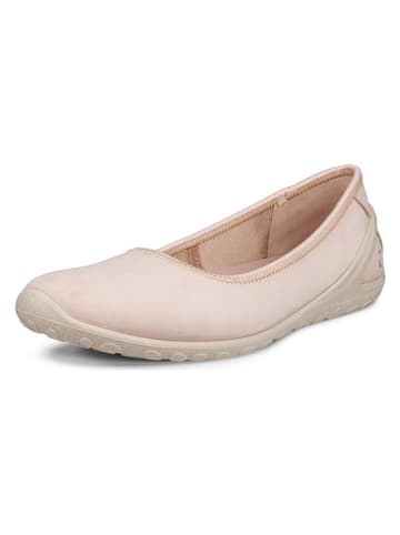 Ecco Leder-Ballerinas "Biom Lite" in Rosa