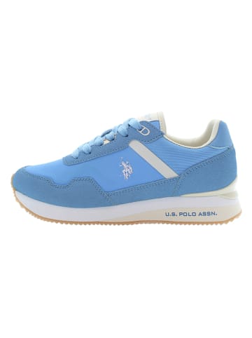 U.S. Polo Leren sneakers "Frisby" blauw