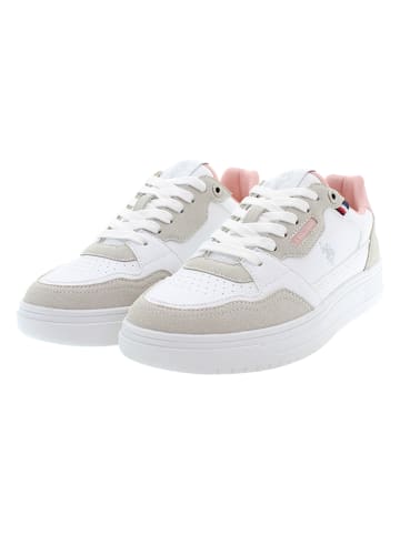 U.S. Polo Assn. Sneakers "Kosmo" wit/beige