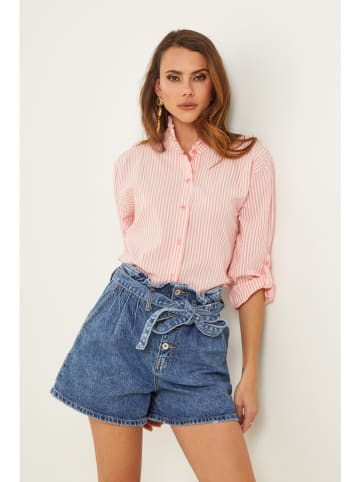 Fleur de Lin Bluse in Rosa