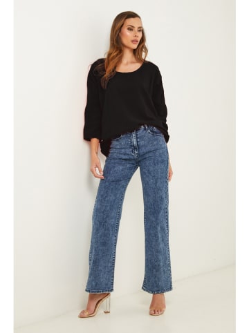 Fleur de Lin Bluse in Schwarz