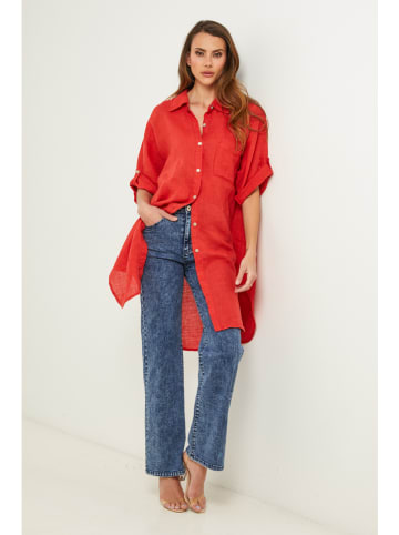 Fleur de Lin Tunika in Rot