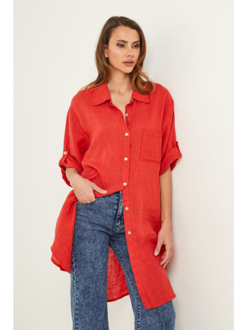 Fleur de Lin Tunika in Rot