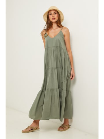 Fleur de Lin Kleid "Bix" in Grün