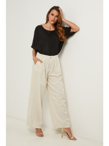 Fleur de Lin Marlenehose in Beige