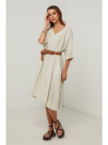 Fleur de Lin Kleid in Creme